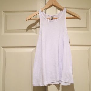 Free People Long Beach Ribbed Tank Top